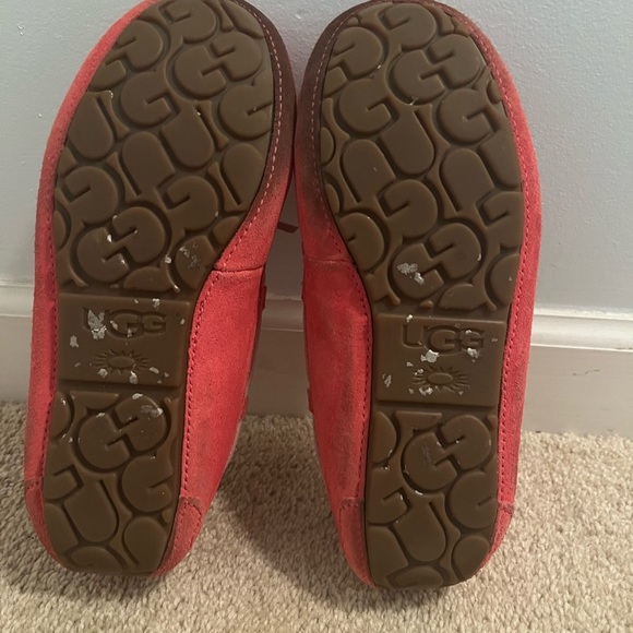 UGG Pink Suede Moccasins - Picture 12 of 17